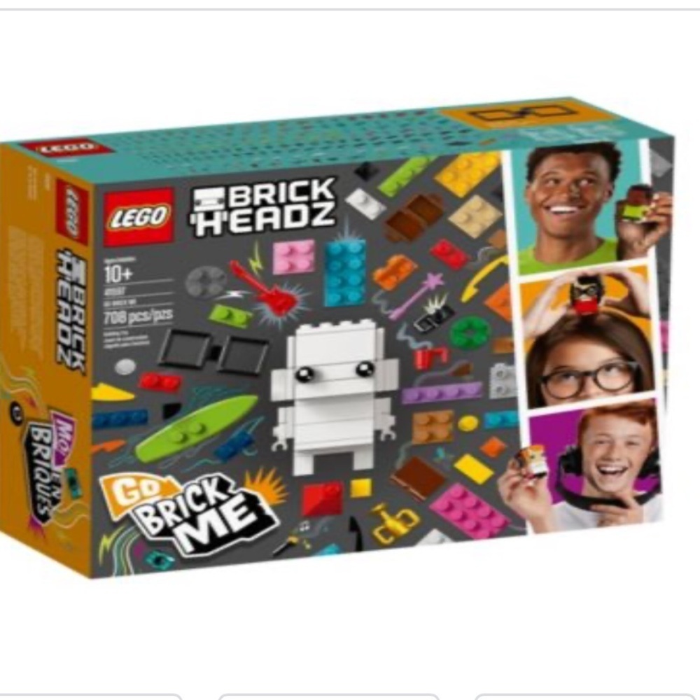 Lego Brick Headz set 41597 new in sealed box 708 pieces rare & retired - Picture 2 of 8